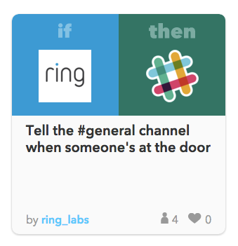 Secure With Ring + IFTTT 
