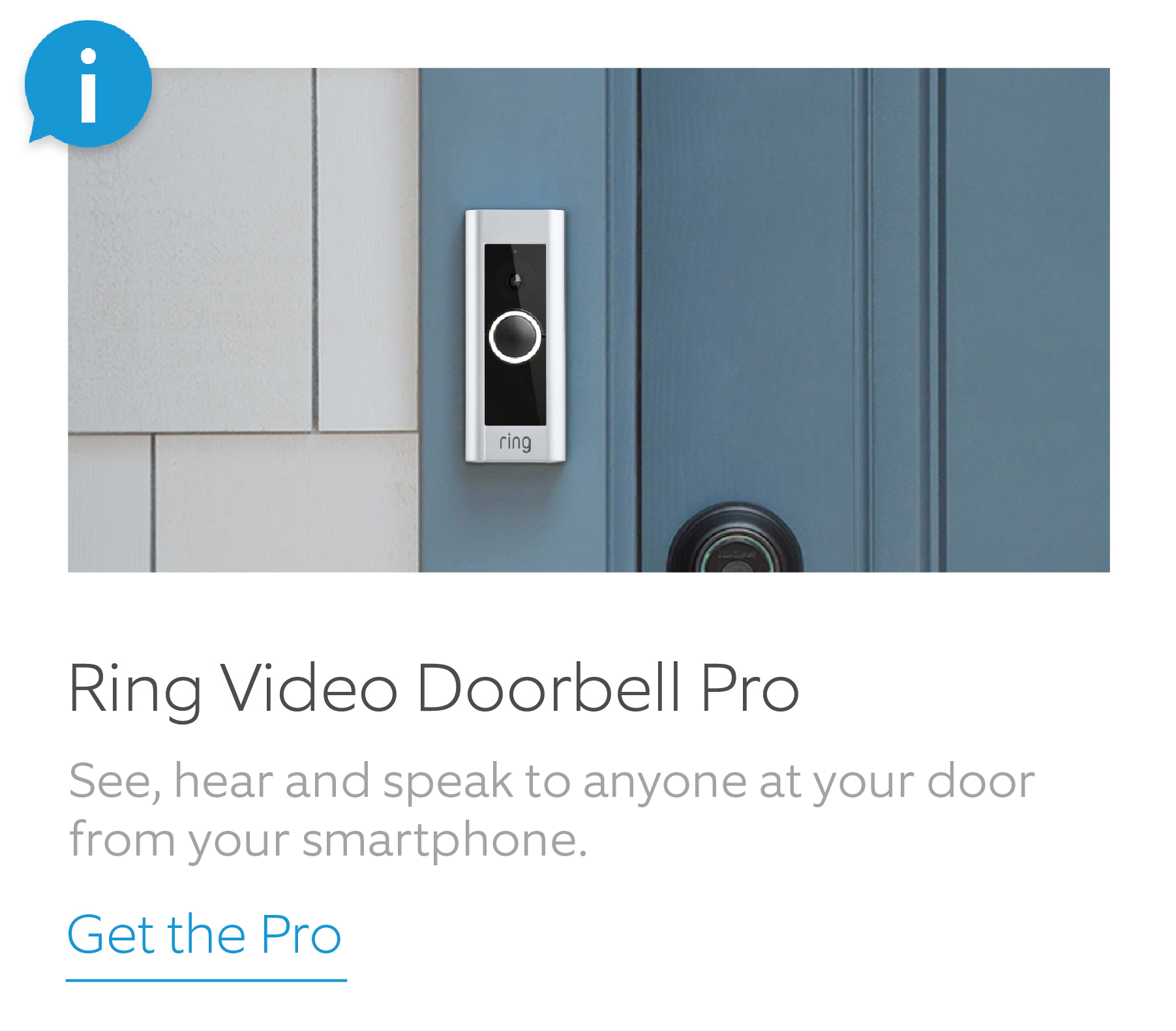 Prevent break-ins with Ring Video Doorbell.