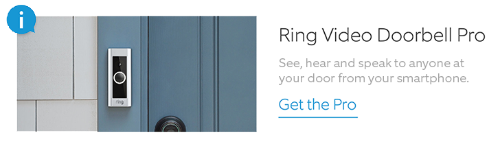 Protect your home with Ring Video Doorbell