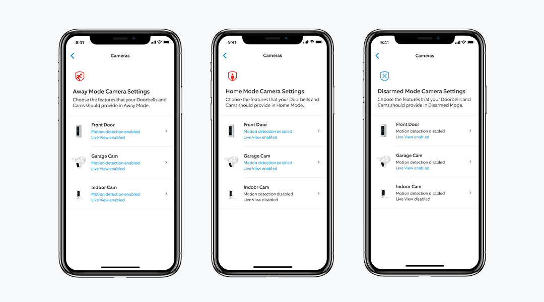 Ring alarm 2024 home setting