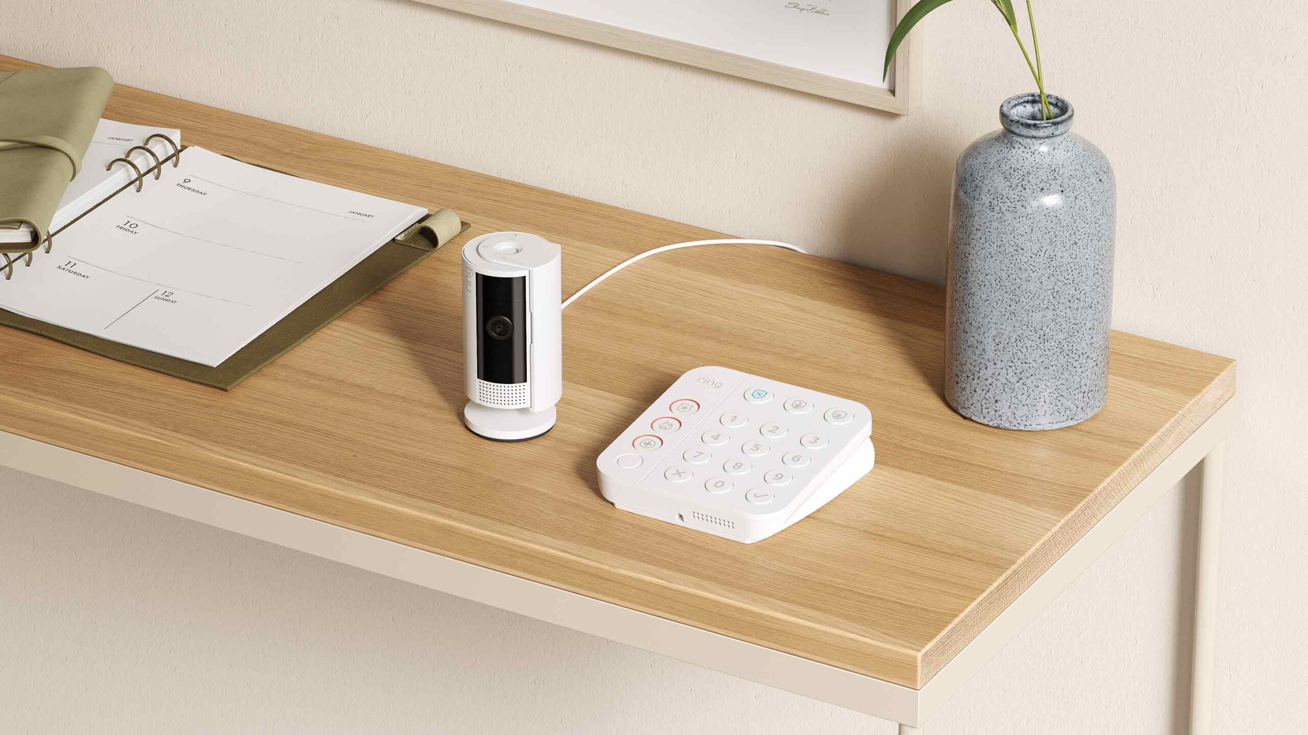 Ring Indoor Cam and Alarm keypad